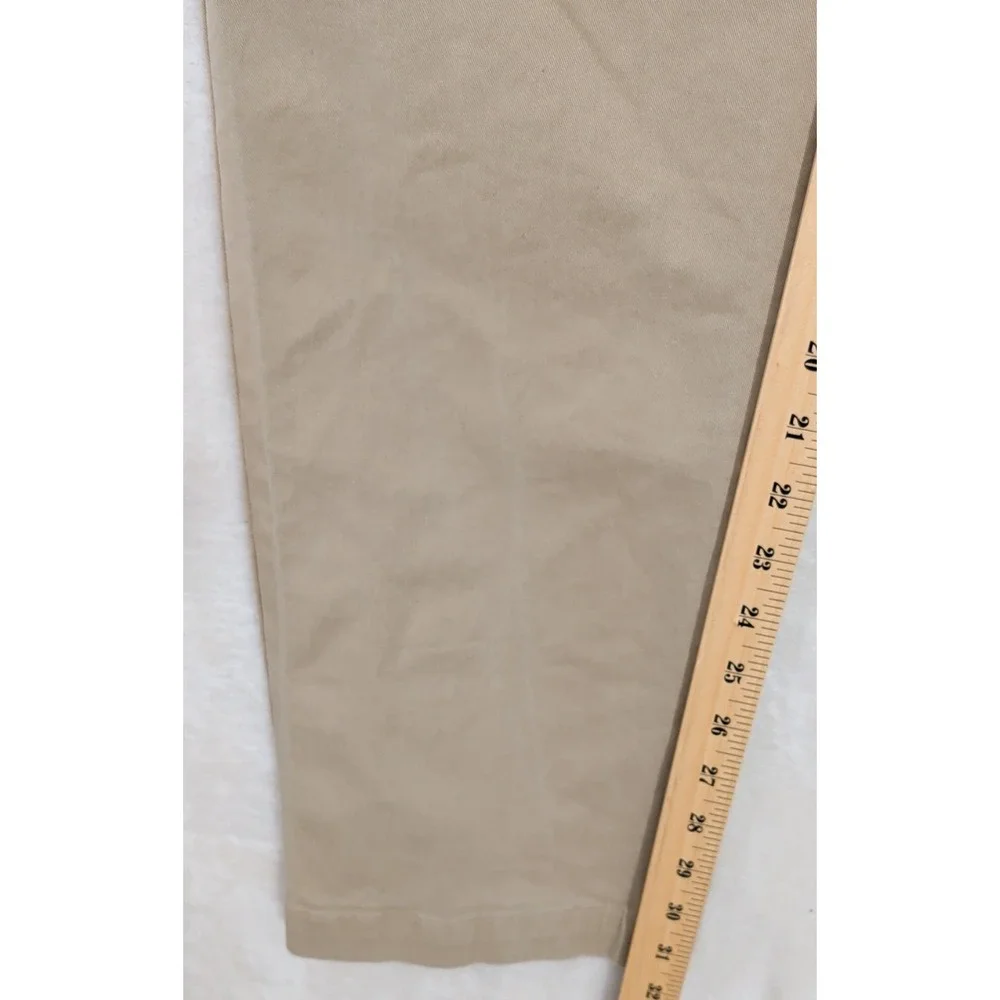 GAP Chino Pants Mens 32x34 Khaki Tan Straight Stretch Business Casual Preppy‎